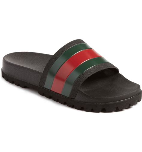 gucci black sneakers slides|Gucci slides nordstrom.